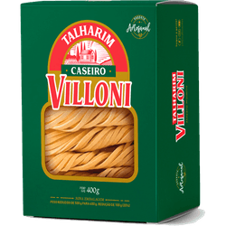 MASSA VILLONI COM OVOS 400G TALHARIM CASEIRO